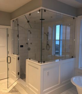 Steam Glass Shower Enclosure with Pivoting Door by Simply Elegant