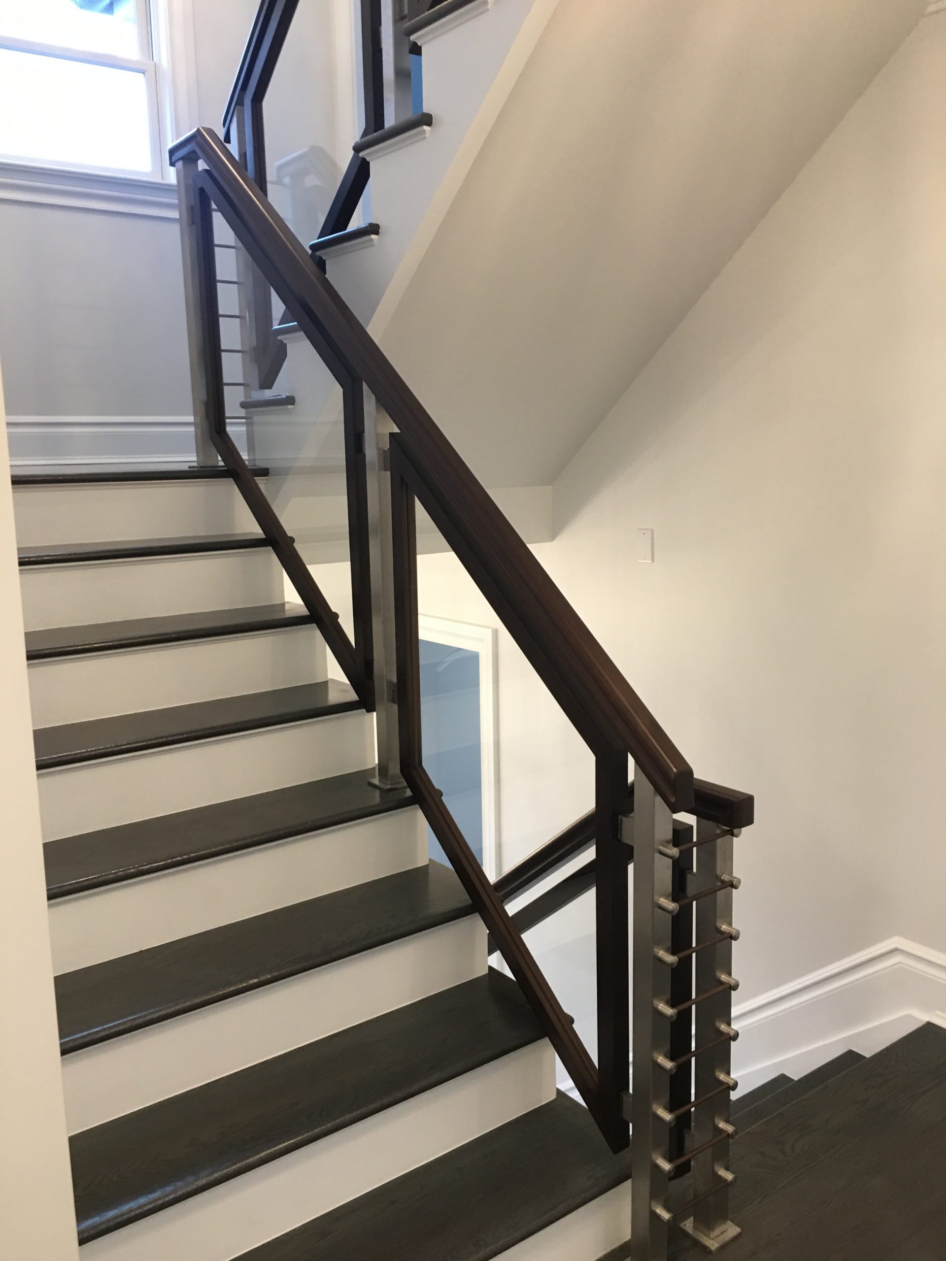 Custom Frameless Glass Stair Railings by Simply Elegant