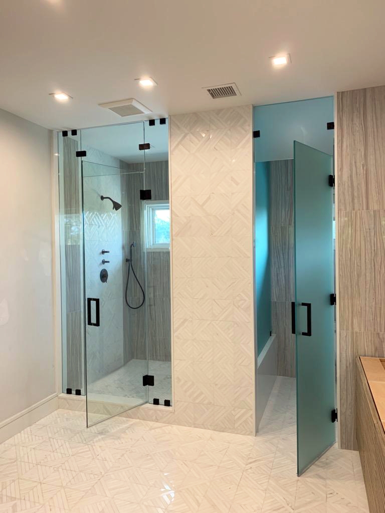 Custom Steam Shower Doors by Simply Elegant